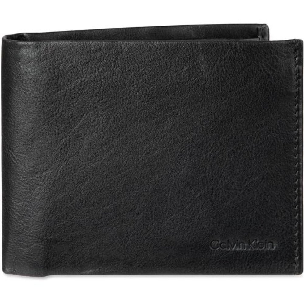 Men's RFID Leather Minimalist Bifold Wallet with Multiple Card Slots
